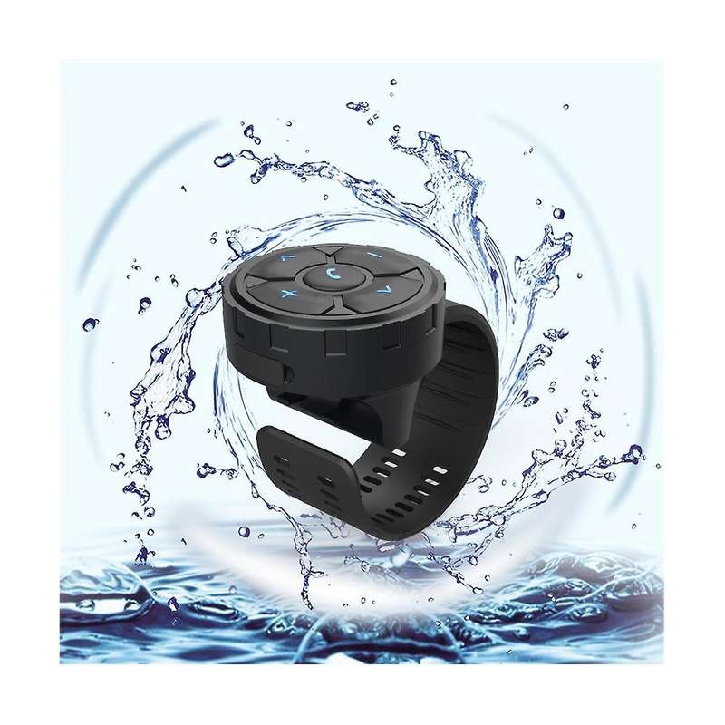 Robot Wireless Bluetooth Remote Button Universal Motorcycle/Bike Handlebar Media Controller Car Stee