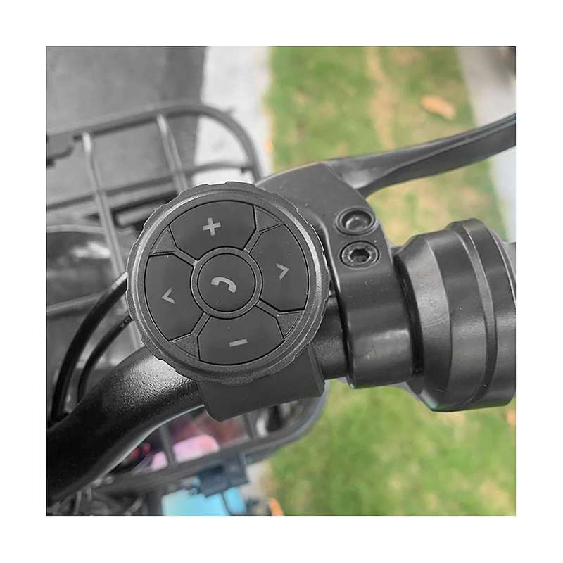 Robot Wireless Bluetooth Remote Button Universal Motorcycle/Bike Handlebar Media Controller Car Stee