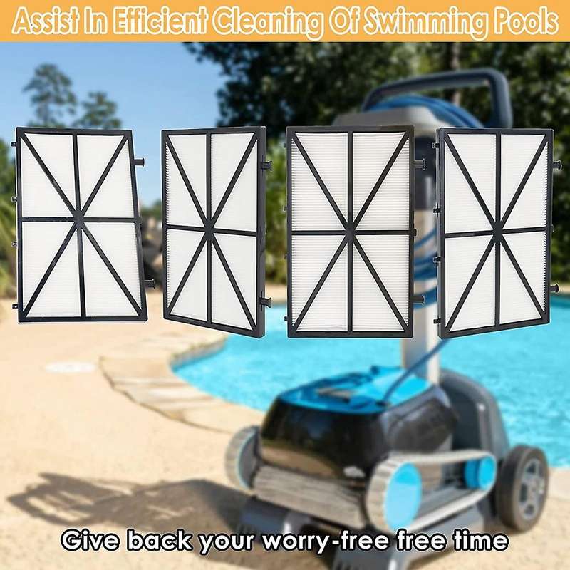 Robotic Pool Cleaner Filter,8 Pack Filter Panels for Dolphin M400 M500 and CC Plus 9991432-R4