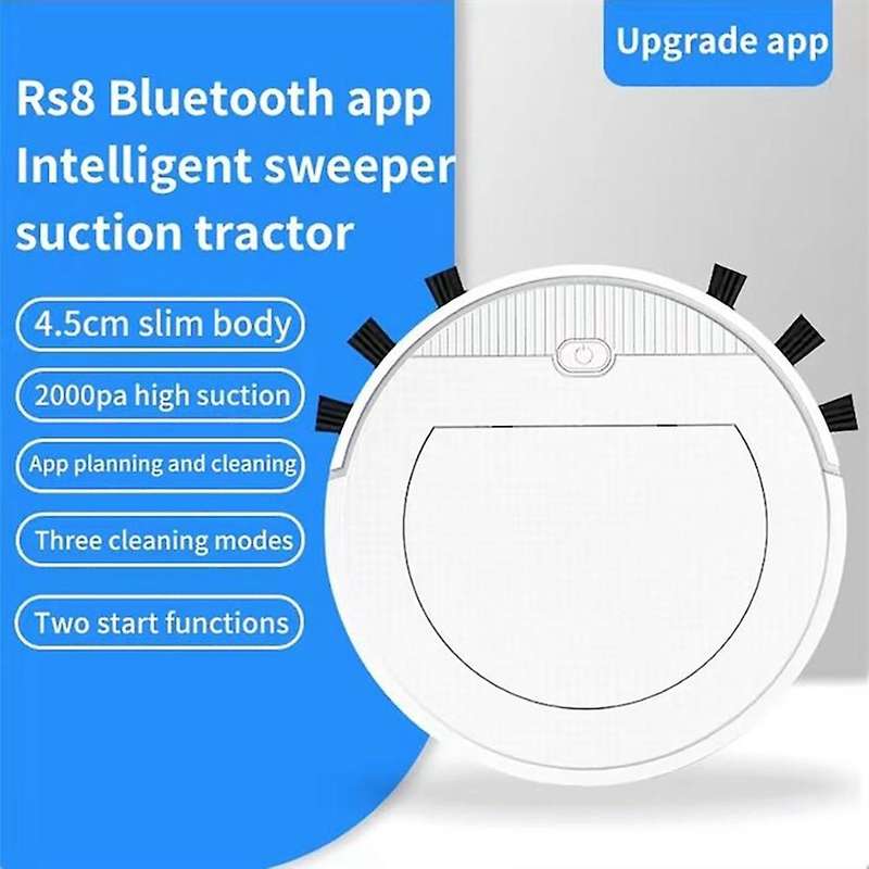 Robot Vacuum Cleaner Smart Ultra Thin Automatic Sweeping Suction Towing 3 in 1 APP Remote Control