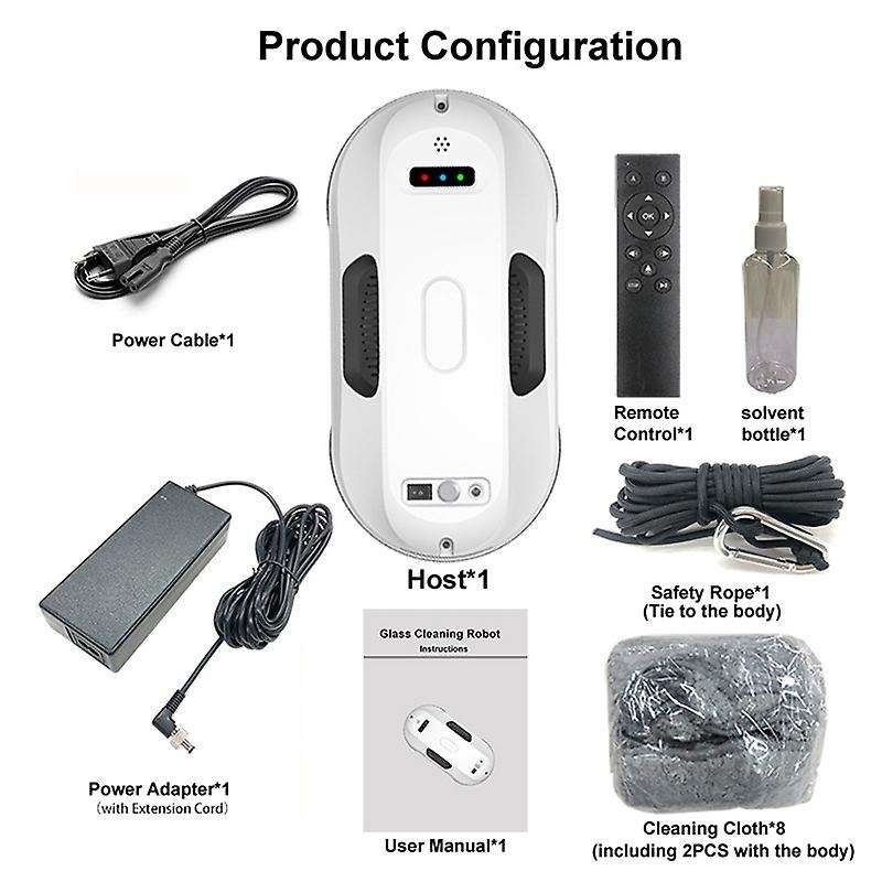 Robot Vacuum Cleaner Window Cleaning Robot Window Cleaner Electric Glass Window Washer Remote Contro