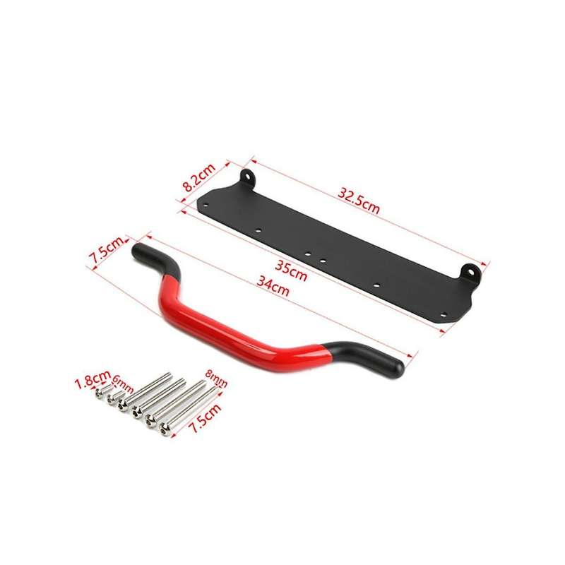 Roll Bar Grab Handles Aluminum Alloy Front Grip Handle for Wrangler Jl Jt 2018-2023 Accessories ,red