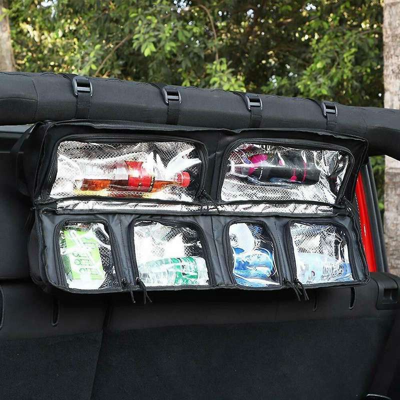 Roll Bar Storage Bag Organizer for Wrangler LJ TJ JK JL Gladiator JT Multi-Pockets & Organizers & To