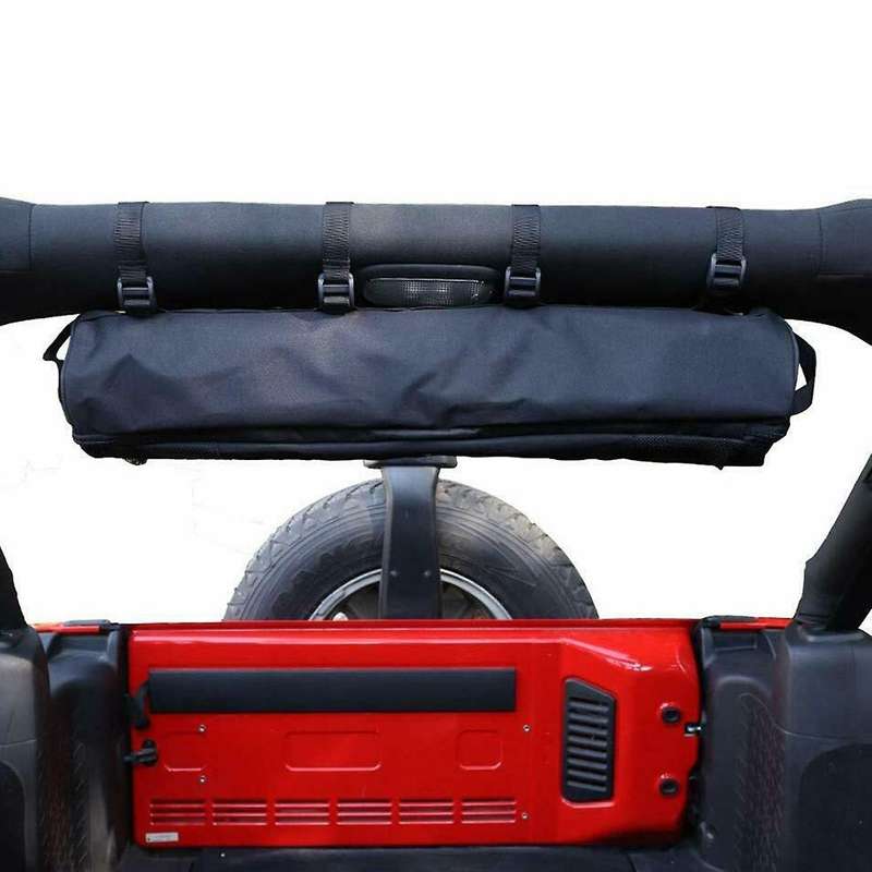 Roll Bar Storage Bag Organizer for Wrangler LJ TJ JK JL Gladiator JT Multi-Pockets & Organizers & To