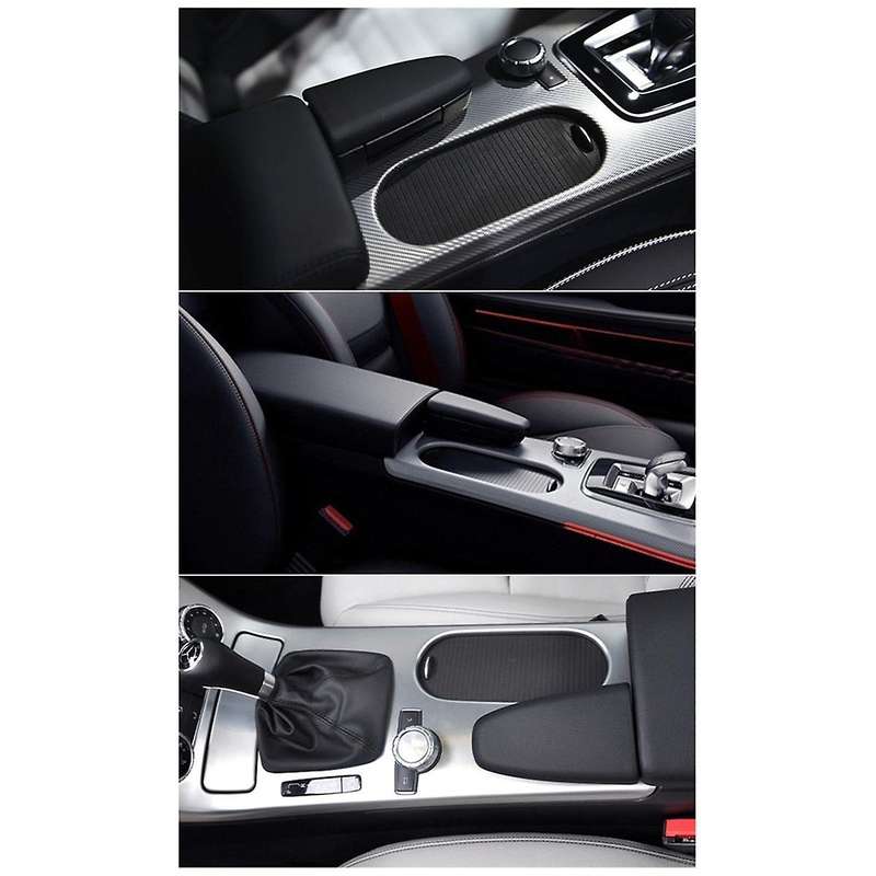 Roller Water Cup Holders Car Central Control Armrest Curtain Center Console Cover Slide for W172
