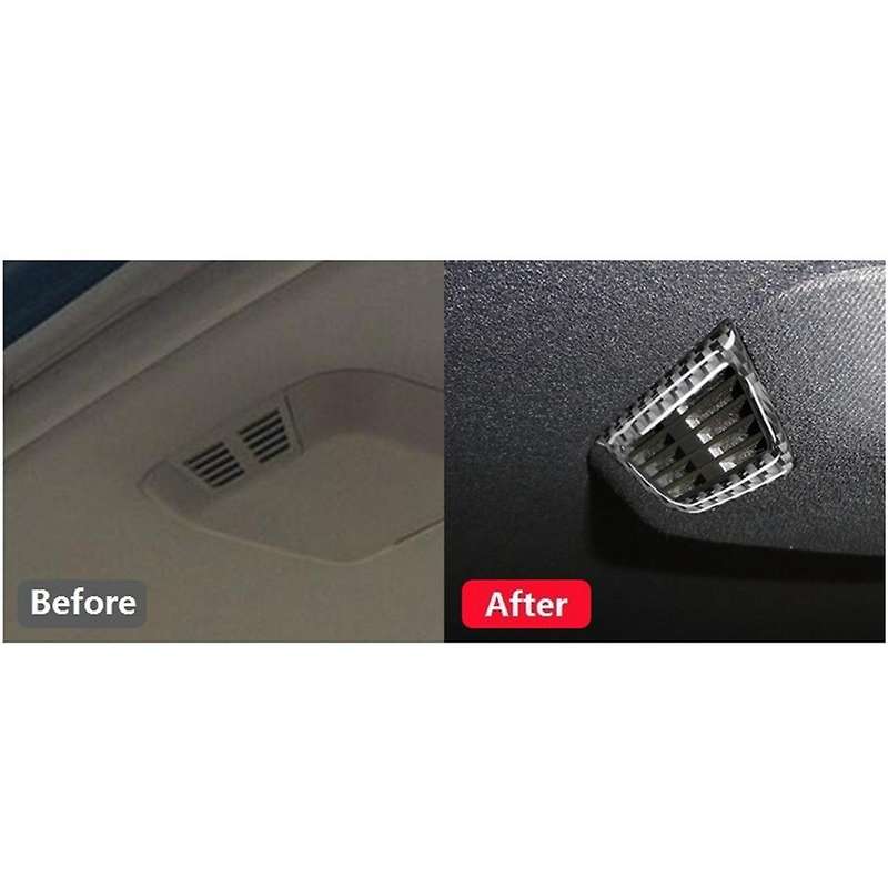 Roof Air Outlet Cover Trim Carbon Fiber Interior Accessories for - 3 Series E46 1997-2004