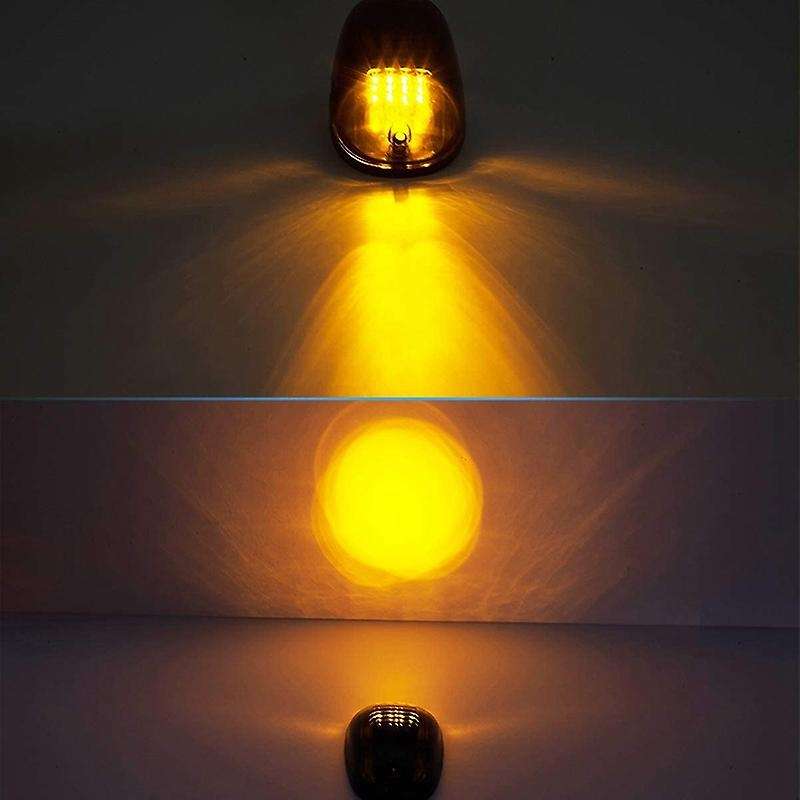 Roof Cab Marker Running Light Covers Top Light 12 LED for 2003-10 Ram 1500 2500 3500 2011-2018 Amber
