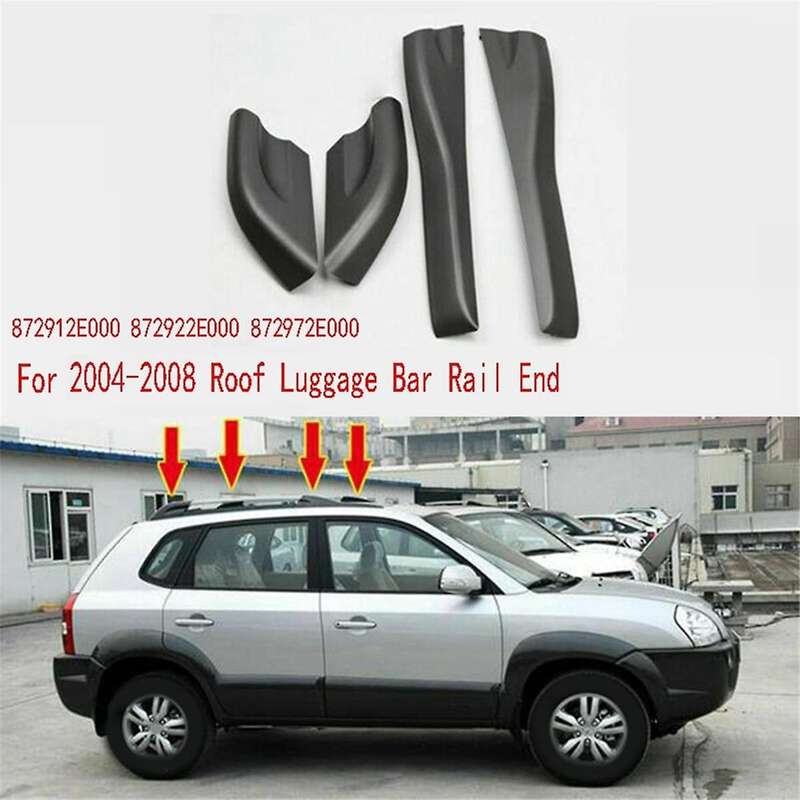 Roof Rack Shell Protective Cover for 2004-2008 Roof Luggage Bar Rail End 872912E000 872922E000 87297