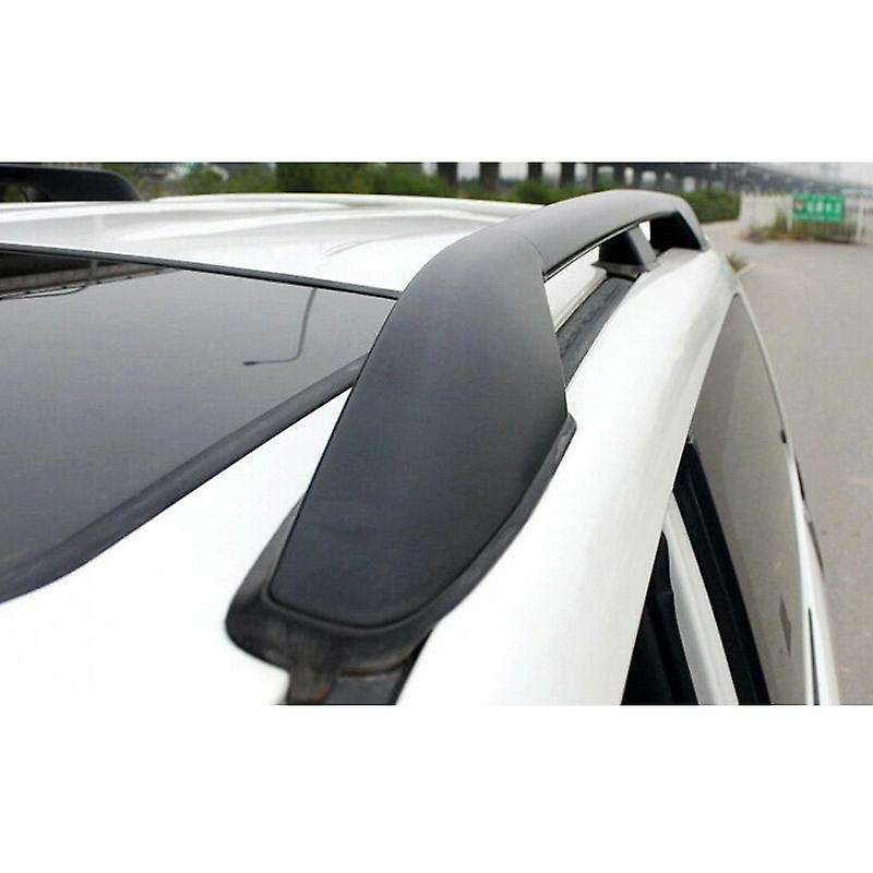 Roof Rack Rail End Cover, 4Pcs Roof Rack Cover Shell Cap Replacement for Toyota Land Cruiser Prado