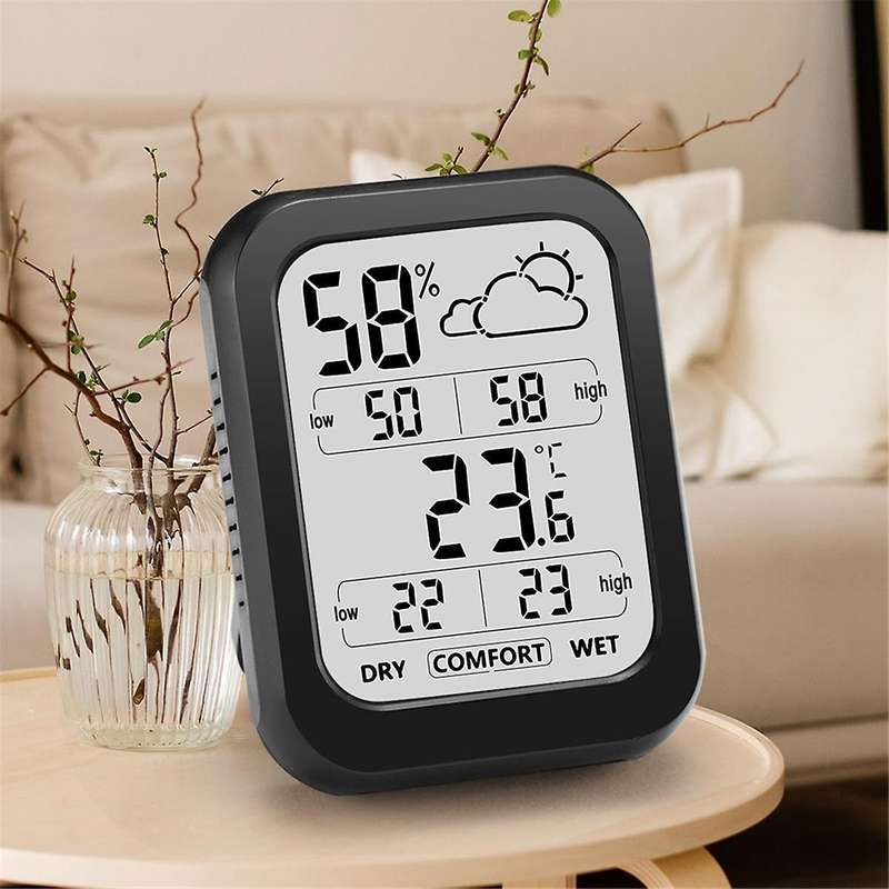 Room Thermometer Hygrometer Indoor, Humidity Gauge, Humidity Sensor Meter, Digital Temperature and H