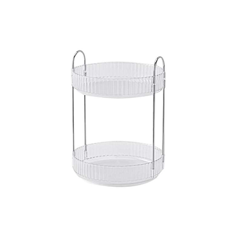 Rotating for Vanity Make Up Storage Skin Care Shelf Perfume Holders Cosmetic Dresser Organizer Count