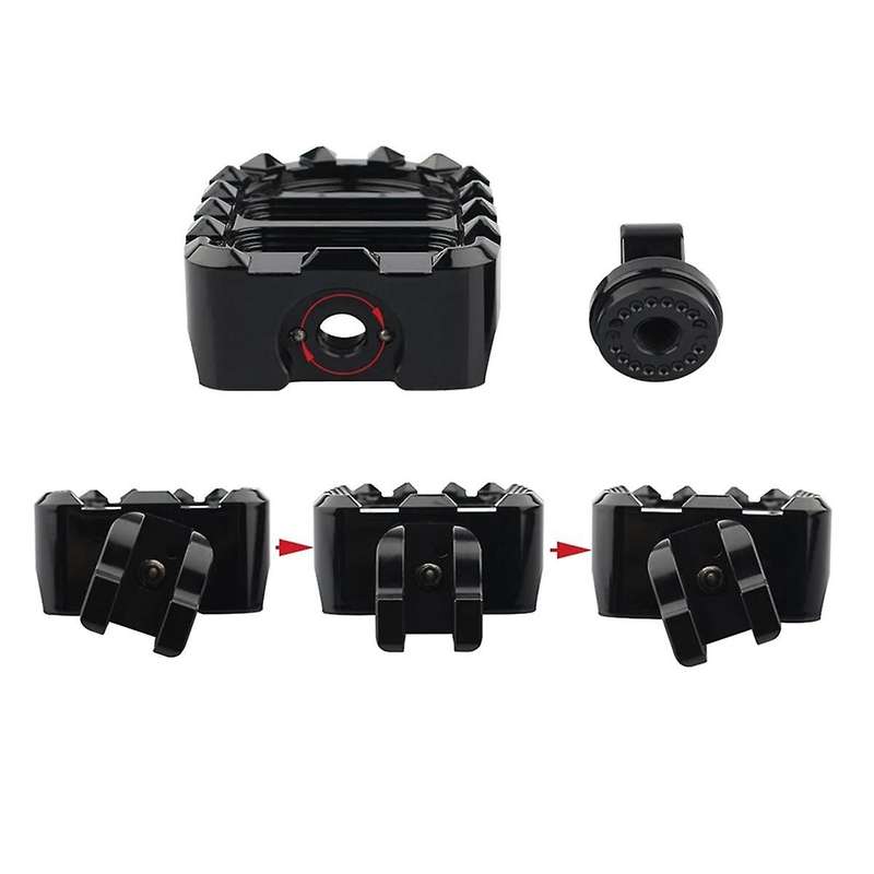Rotating Front Footpegs Foot Pegs for Live Wire S Breakout FXBR 107 FXBRS 114 Deluxe FLDE FXDR FXDR