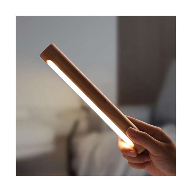 Rotating Wall Lamp Rechargeable Touch Stepless Dimming Magnetic Suction Night Light Bedroom Led Beds