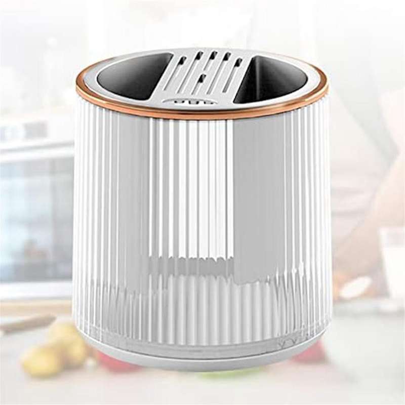 Rotating Utensil Capacity Kitchen Utensil Holder Flatware and Utensil Storage Cooking Utensil Organi