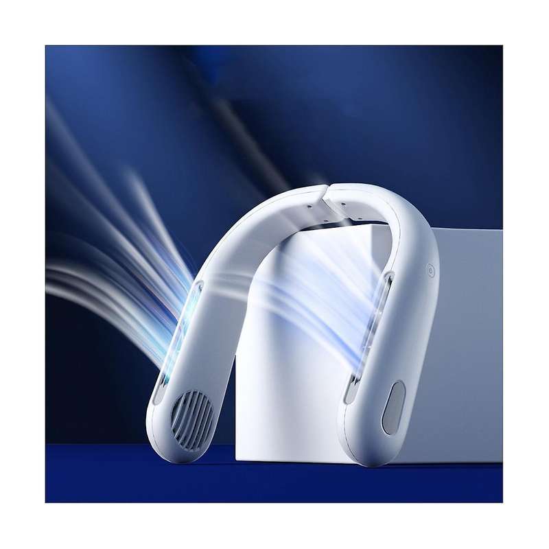Rotating Shaft Hanging Neck Fan Usb Fan Portable Fan Student Men and Women Universal Leafless Hangi
