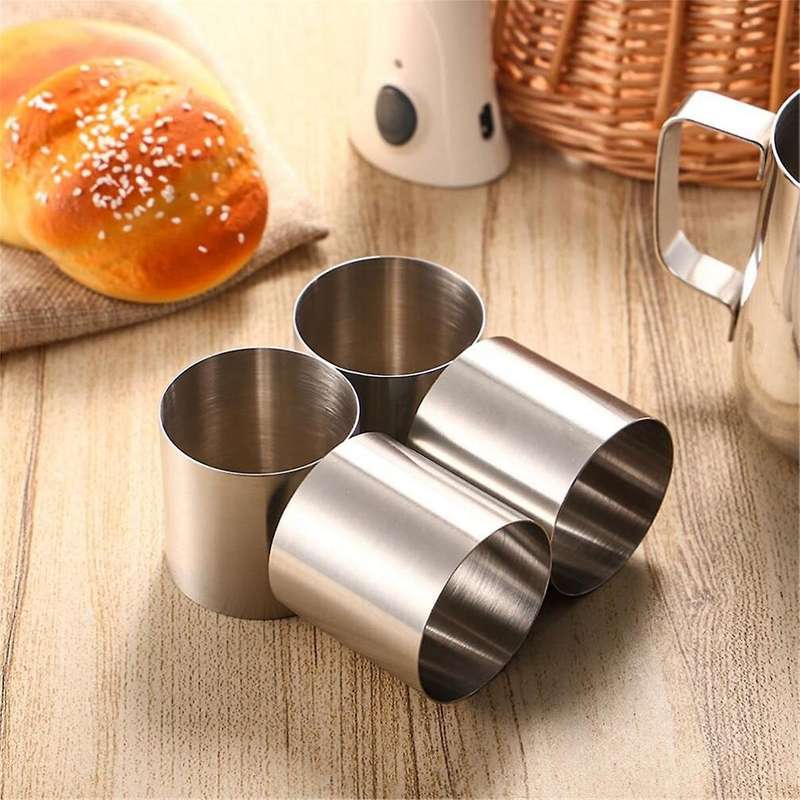 Round Cake Ring Mold Stainless Steel Baking Rings 16pcs Dessert Mousse Mold Mini Cake Pastry Ring Fo