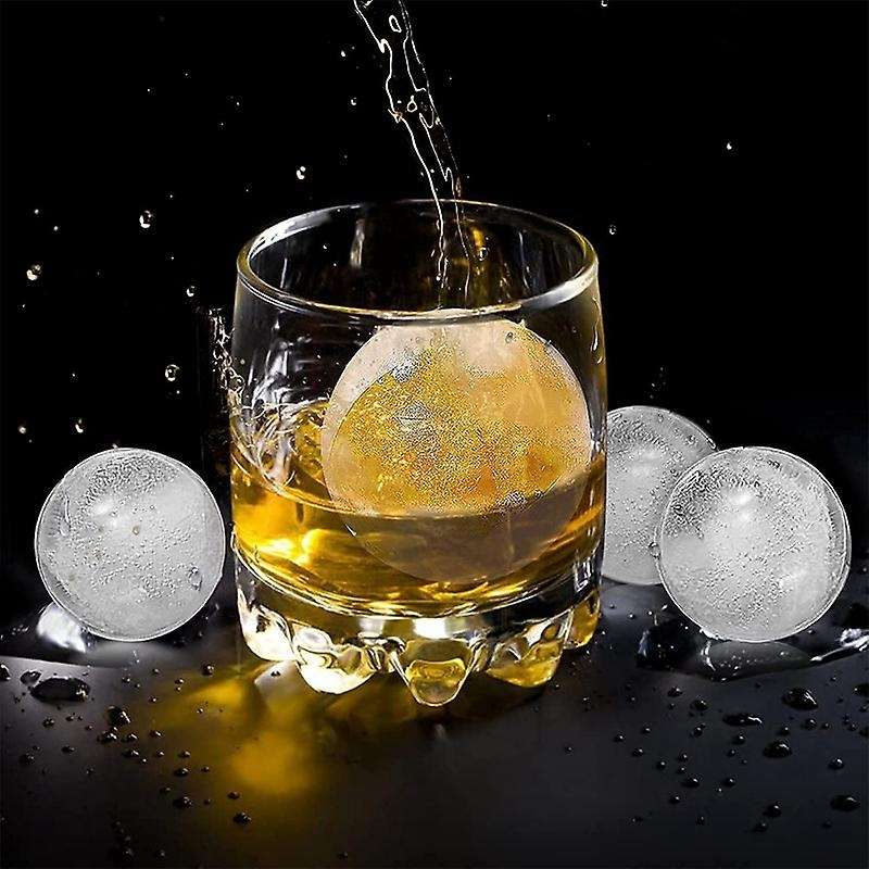 Round Ice Square Mold 2 Pack Ice Square Trays for Whiskey,Cocktail, Freezer Reusable