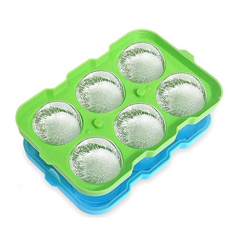 Round Ice Square Mold 2 Pack Ice Square Trays for Whiskey,Cocktail, Freezer Reusable