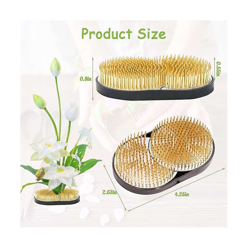 Round Flower Arrangers, 1 Pcs Flower Fixed Tools Japanese Flower Holder Floral Arrangement Pin Hold