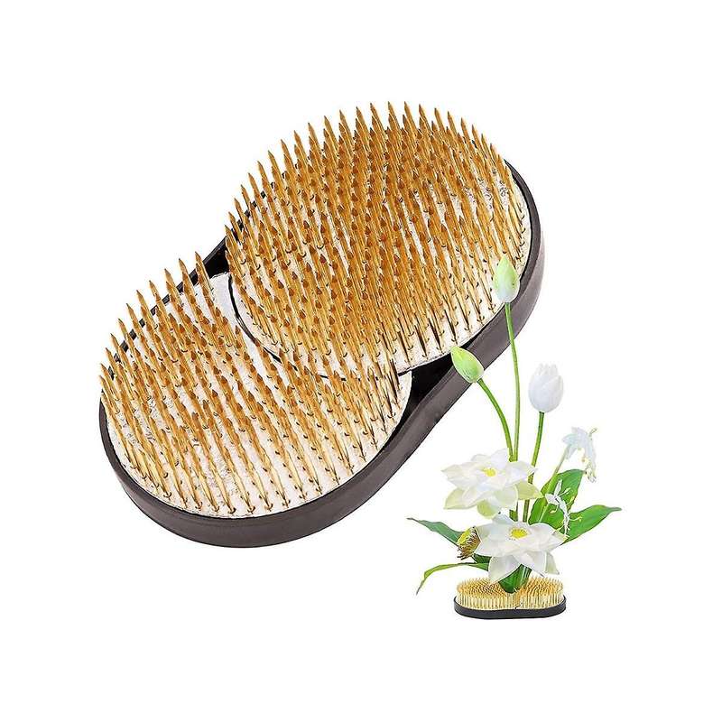Round Flower Arrangers, 1 Pcs Flower Fixed Tools Japanese Flower Holder Floral Arrangement Pin Hold