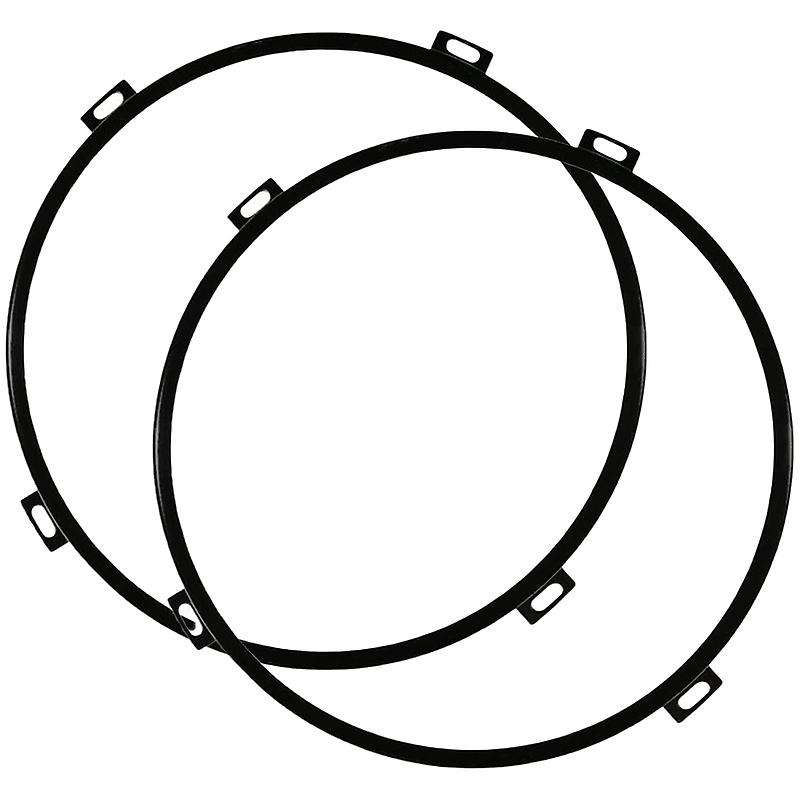 Round Headlight Mounting Bracket Ring for JK 2007-2018(Pack of 2)
