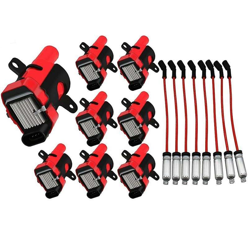 Round Ignition Coil Spark Plug Pack for LS1 LS3 4.8 5.3 6.0L