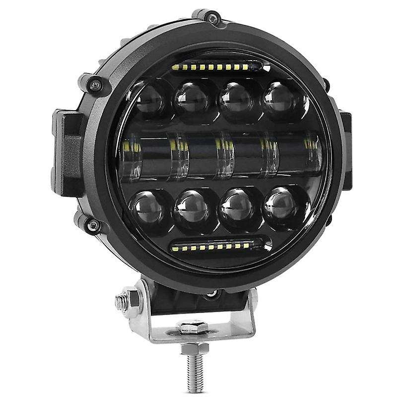 Round LED Work Light, 60W Flood Spot Combo Beam Light Compatible Truck SUV