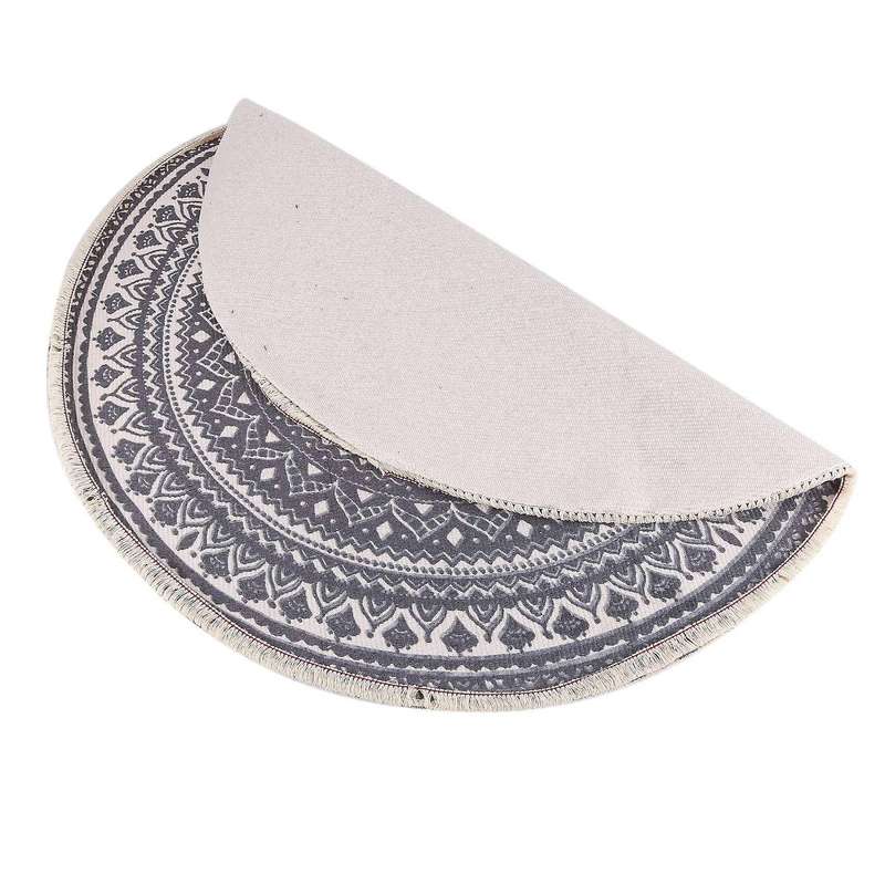 Round Rugs Bedroom Rugs Bohemian Mandala Circle Rugs Suitable for Family Living Room Coffee Round Ru
