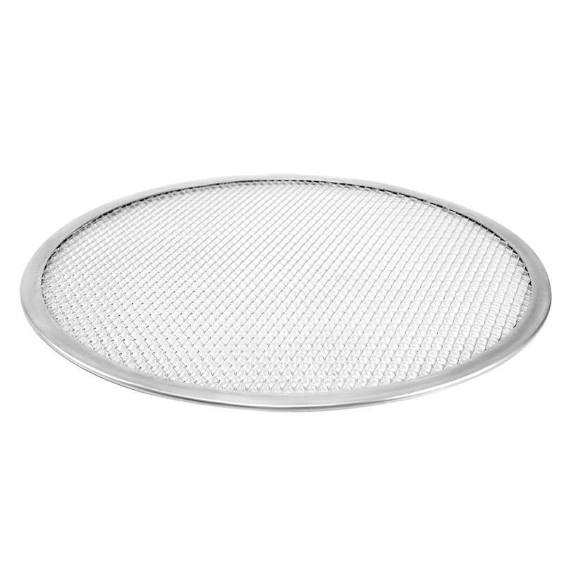 Round Pizza Oven Baking Tray Grate Nonstick Mesh Net(12 Inch)