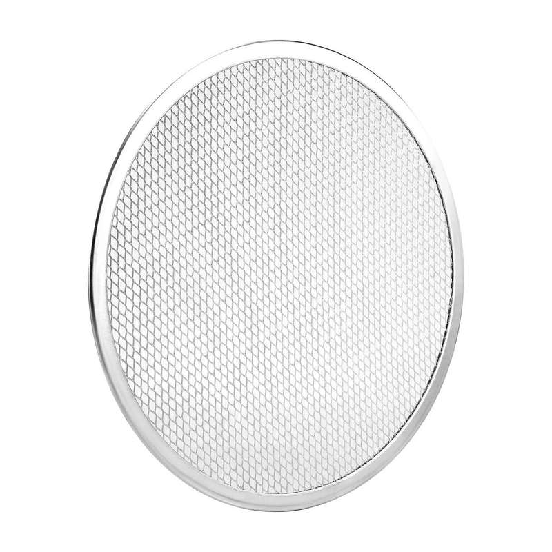 Round Pizza Oven Baking Tray Grate Nonstick Mesh Net(12 Inch)