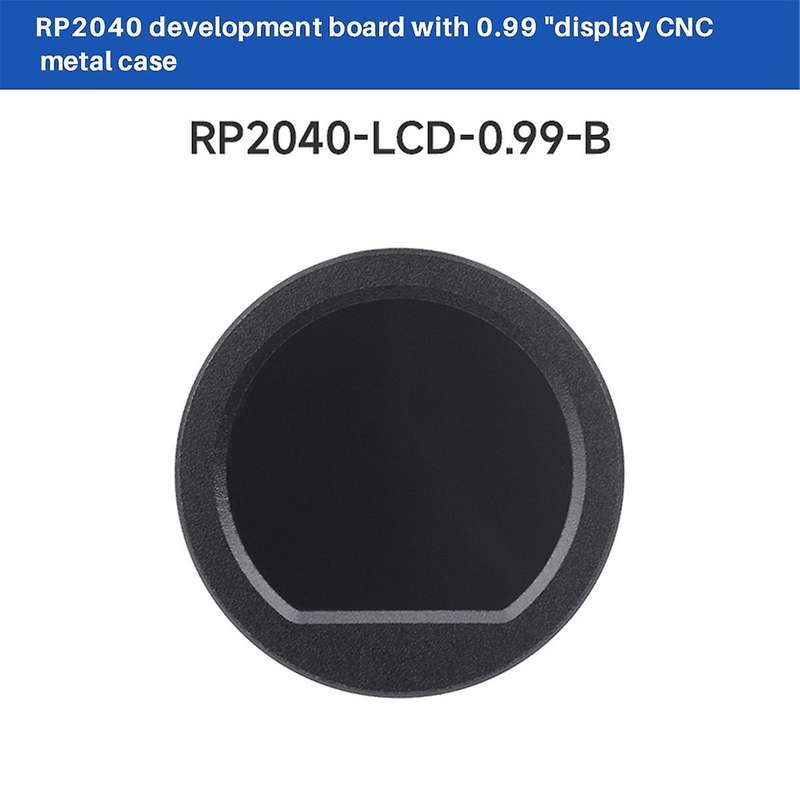 RP2040 Microcontroller MCU Board 0.99Inch Round LCD Display Gyro Sensor 65K Color Accelerometer CNC