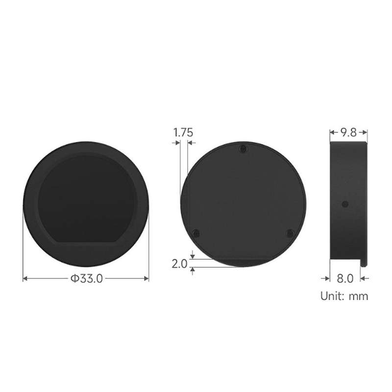 RP2040 Microcontroller MCU Board 0.99Inch Round LCD Display Gyro Sensor 65K Color Accelerometer CNC