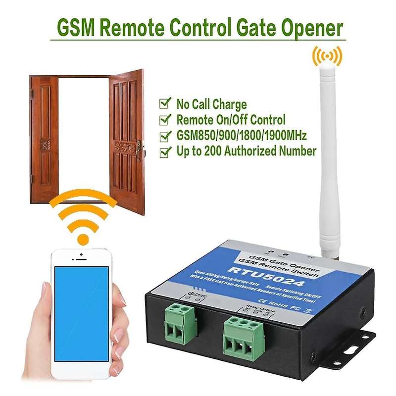 Rtu5024 Gsm Gate Opener Relay Remote Door Accessories Switches 850/900/1800/1900mhz for Household Be