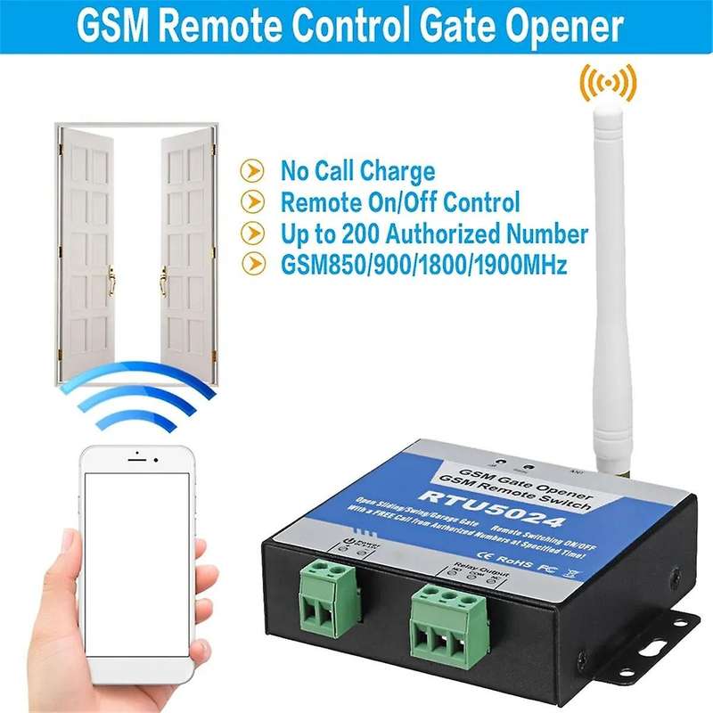 Rtu5024 Gsm Gate Opener Relay Remote Door Accessories Switches 850/900/1800/1900mhz for Household Be
