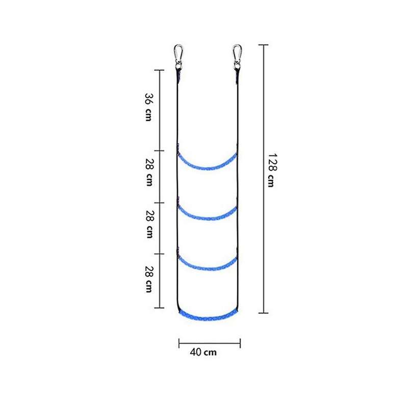 Rubber Boat Boarding Soft Ladder Inflatable Boat Launching Ladder Folding Hanging Ladder Yacht Boat