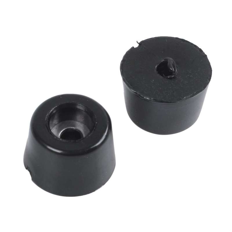 Rubber Anti Vibration Isolator Absorber Foot Pad 20Pcs Black