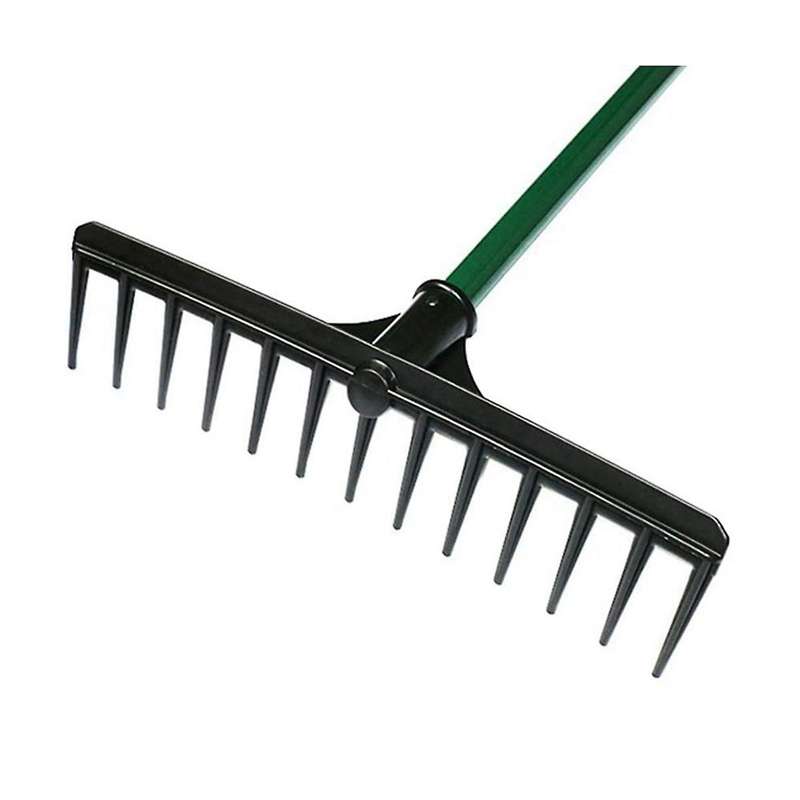 Rubber Golf Grip Rake Head Golf Course Driving Range Sand Pit Rake Garden Yard Leaf Lawn Finishing