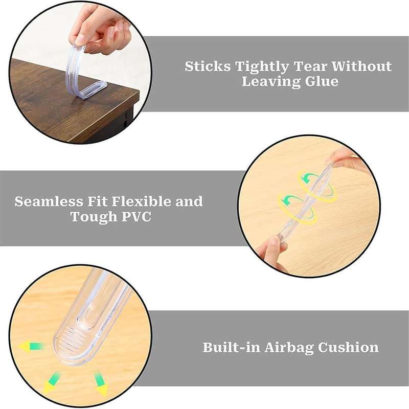 Rubber Chair Wall Protector From Chair Back,6 Pack Clear Furniture Bumpers Silicone Cabinet Door for