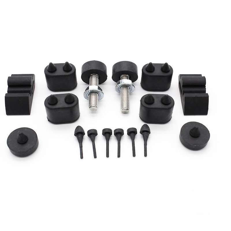 Rubber Stopper Kit + Hood Adjusters for 1967-1981 Stoppers