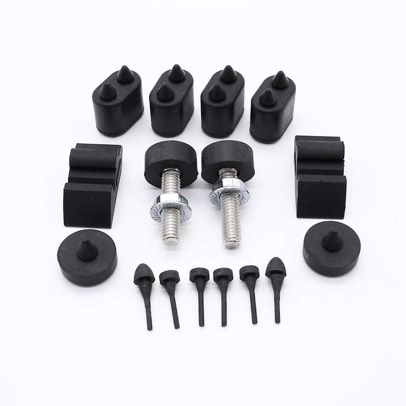 Rubber Stopper Kit + Hood Adjusters for 1967-1981 Stoppers