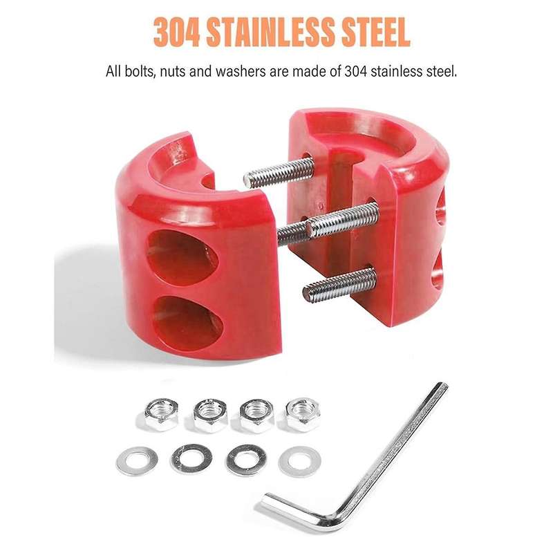 Rubber Winch Stopper,Winch Cable Saver Hook Stopper Line Rubber Stopper with Hex Wrench,Car Accessor