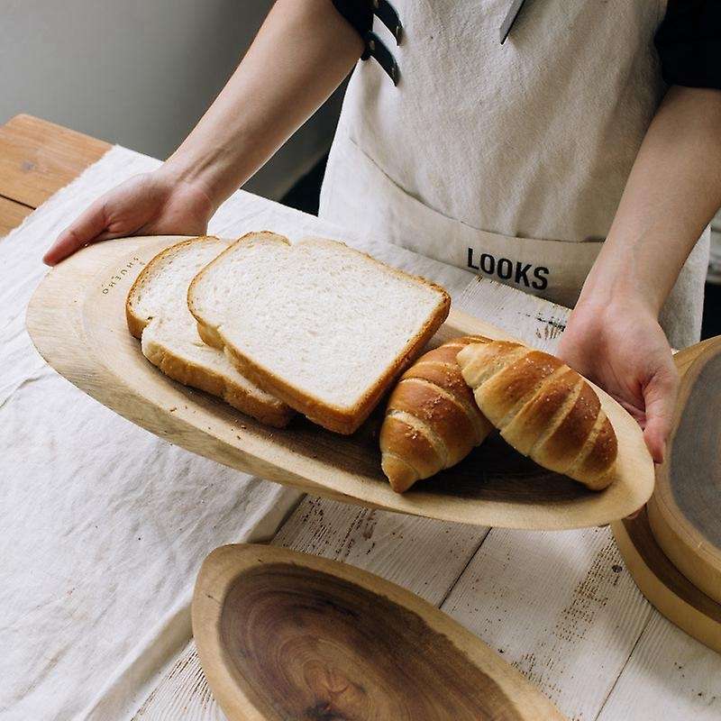Rustic Style Wood Chopping Blocks Whole Wood Round Home Use Mini Fruits Cutting Boards Proof Tablewa