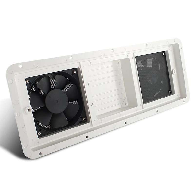 RV Side-Mounted Air Outlet Cover RV Radiator Exhaust Fan RV Dust-Proof Vents for RV Trailers Carava