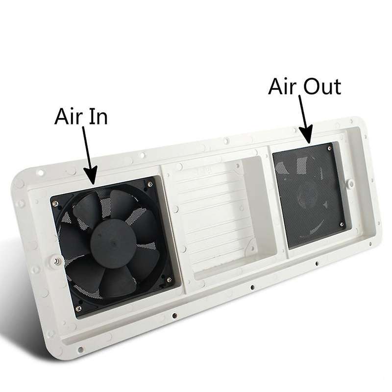 RV Side-Mounted Air Outlet Cover RV Radiator Exhaust Fan RV Dust-Proof Vents for RV Trailers Carava