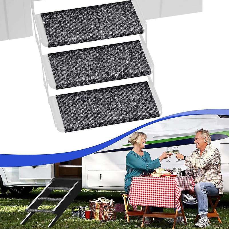 Rv Step Covers 22in Wide Rv Step Rug for 8-10in Deep Campers Step Cover Rv Stair Covers/wide Radius