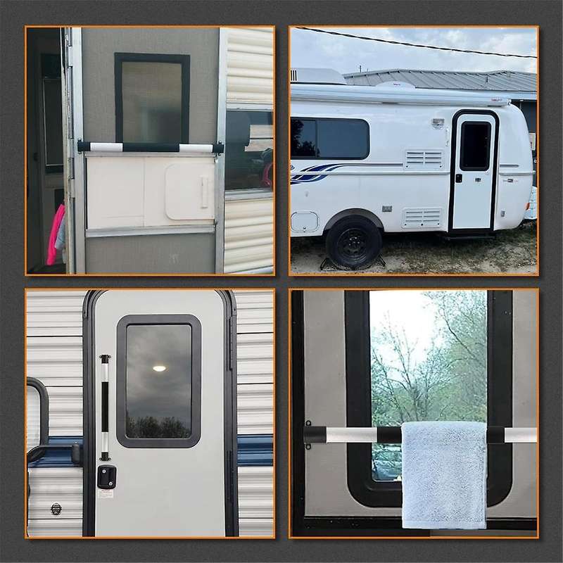 Rv Screen Door Handle Rv Door Handle Grab Bar for Travel Trailer Adjustable From 21-5/8 Inch to 28-5