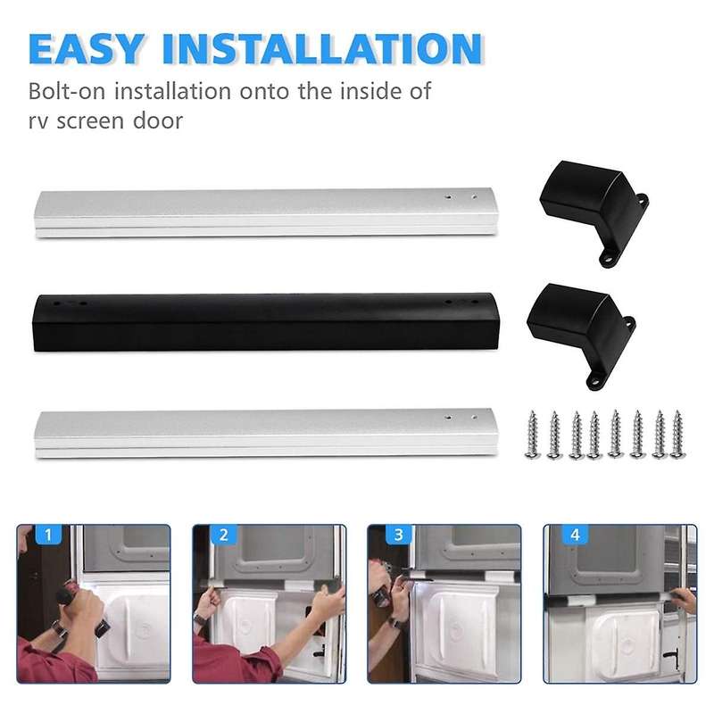 Rv Screen Door Handle Rv Door Handle Grab Bar for Travel Trailer Adjustable From 21-5/8 Inch to 28-5