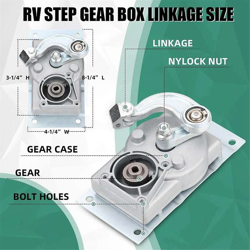 RV Step Motor 676061 & 379160 & Control Unit 909510000 for Kwikee IMGL/9510 Steps