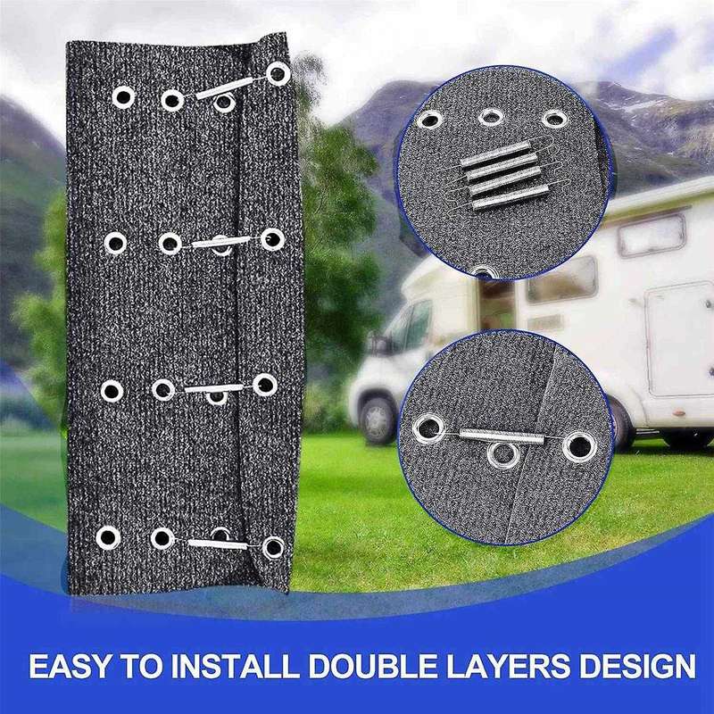 Rv Step Covers 22in Wide Rv Step Rug for 8-10in Deep Campers Step Cover Rv Stair Covers/wide Radius