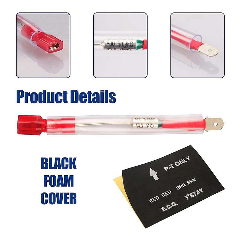 RV Water Heater Thermal Cutoff Kit with ECO Thermostat Assembly Kit Replacement Part for 93866 91447